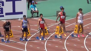 決勝 一般・高校 男子100m 布勢スプリント陸上2024