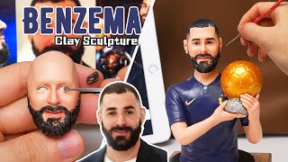 Benzema made from polymer clay | Karim Mostafa Benzema【Clay producer Leo】