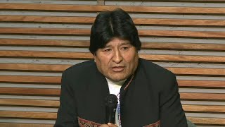 Morales dice que inhabilitación de su candidatura al Senado es un "error jurídico" | AFP