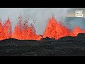 most incredible videos of mauna loa s eruption so far