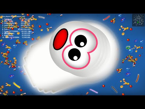 Worms Zone 4.4M Puntuación Mejor muerte de todos los tiempos Récord mundial Top 01 Pro Nunca dejes de correr Jugar