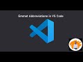 Emmet Abbreviations in VS Code