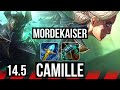 MORDEKAISER vs CAMILLE (TOP) | 8 solo kills, Legendary | NA Master | 14.5