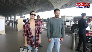VIKRANT MASSEY FLY FROM MUMBAI  SPOTTED AT AIRPORT