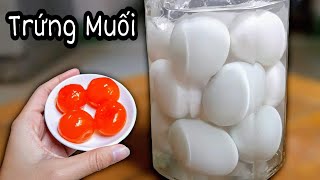 Cách làm TRỨNG MUỐI đơn giản tại nhà - salted egg | HM together