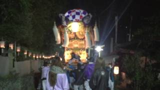 2016年10月18日 新居浜太鼓祭り 萩生西太鼓台 萩岡神社宮出し