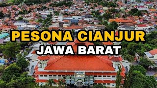 Kota Cianjur/ Kabupaten Cianjur 2021 (Drone View) perbandingan infrastruktur dan skyline