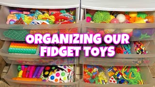 Organizing Our HUGE Fidget Toy Collection 🥳🤪 I  VLOGMAS DAY 11