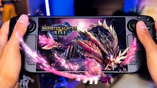 Monster Hunter Rise - Steam Deck OLED Gameplay [4K HDR]