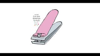 How to Draw a Nail Clipper