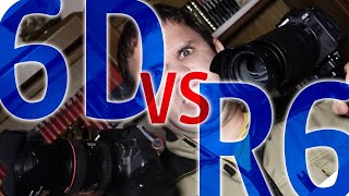 Canon R6 vs 6D - Low-Light and Long-Exposure | ISO Noise | AF points VS dual Pixel | Download Images