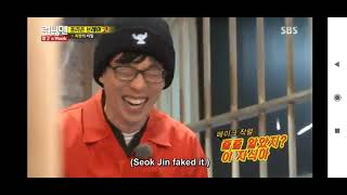 Song ji hyo gets angry when she was bullied by Suk Jin- Running man 335