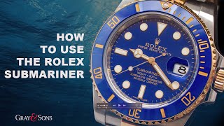 How to Use the Rolex Submariner - Rotating Divers Bezel Tutorial