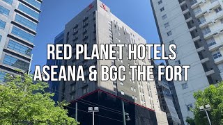 Staycation at Red Planet Hotels ASEANA \u0026 BGC The Fort | Mini Vlog 2024