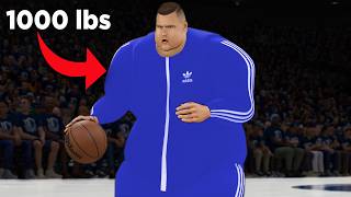 I Made A 1000 Pound Player In NBA 2K