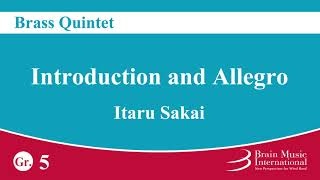 Introduction and Allegro - Brass Quintet by Itaru Sakai