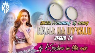 # Ramana uyyalo 2k22 trending folk dj song teenmar mix by dj Krishna in the mix dj bunny model