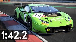 Assetto Corsa Competizione - Barcelona Hotlap 1:42.2 with Lamborghini Huracan GT3