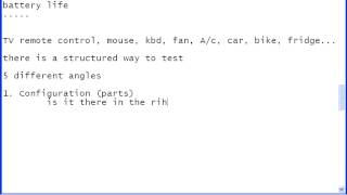 Functional Testing Part 2 by www.openmentor.net (exercise to test physical objects)