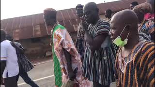 Ubor Magal Kuunboln I. Konkomba Bassari community Chief Tema with some of his council of Elders.