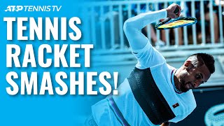 The Most Epic Tennis Racket Smashes!