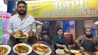 Bapu Burger Centre, Nazimabad | Hunter Beef and Tawa Chicken | Karachi Street Food