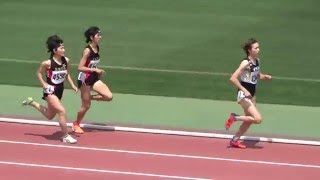 2016神奈川県高校総体陸上 女子1500m決勝