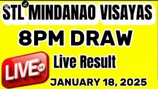 STL MINDANAO VISAYAS 8PM DRAW RESULTS JANUARY 18,2025