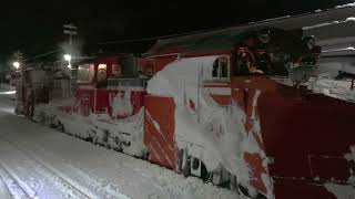 【宗谷ラッセル】宗谷本線 天塩中川駅 DE15 ラッセル車停車中