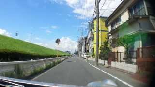 三和橋～高砂小橋（車載動画）葛飾区Tokyo,Japan.