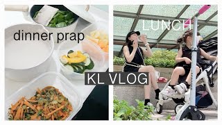 sub【Daily Vlog】朝から夕食準備🥣KLCC散歩とスーパーへ👧マレーシア🇲🇾クアラルンプール