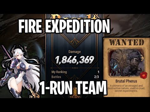 Fire Expedition 1 Run Team 1.8M Points [Epic Seven]