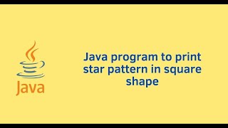 How to print a square or rectangle pattern in Java using nested for loop