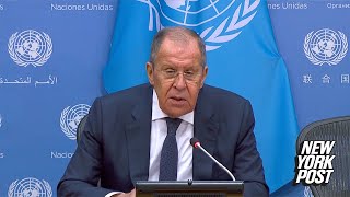 Russian foreign minister ridicules Ukrainian peace plan at United Nations