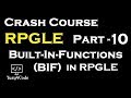 Crash Course RPGLE - Part 10 | BIF in RPGLE | yusy4code
