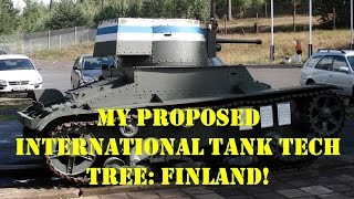 War Thunder International Tank Tech Tree - Finland!