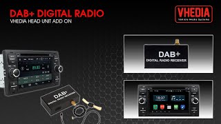 DAB+ Digital Radio Vhedia Head Unit Add On