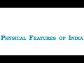 GEOGRAPHY CLASS 9 NCERT chapter 2 Physical features of India in Tamil. CBSE/TNPSC/UPSC