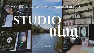 Studio Vlog 06 ★ Nov: Restock Favorites, Draft Collections, Organise Supplies & Beating the Heat!