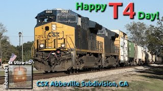 [6I][4k] Happy T4 Day! CSX Abbeville Subdivision, GA 11/10/2018 ©mbmars01