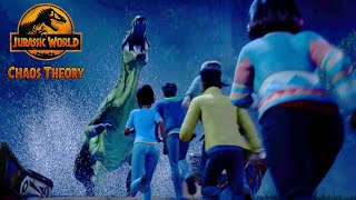 It Can SWIM?! Speeding Away from the Suchomimus | JURASSIC WORLD: CHAOS THEORY | Netflix