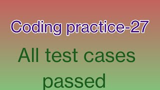 #Coding || Practice -27 || solutions || @codingpython9999 #solutions || ccbp 4.O|| Nxtwave