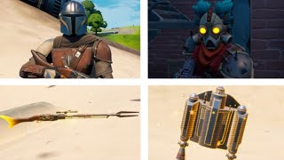 ALL BOSSES, Mythic Weapons & Vault Locations GUIDE in Fortnite Chapter 2 Season 5! (Mandalorian)