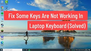 Fix Some Keys Are Not Working In Laptop Keyboard (Solved)
