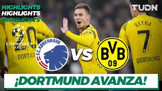 Highlights | Kobenhavn vs Dortmund | UEFA Champions League 22/23-J6 | TUDN