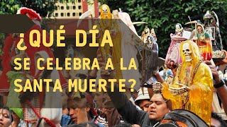 Días de celebración de la Santa Muerte y cómo celebrar