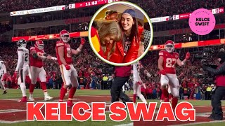 Taylor Swift \u0026 Caitlin Clark’s BIG LAUGH to Travis Kelce SWAG after dramatic TOUCHDOWN vs Texans