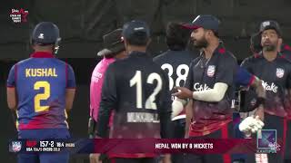 नेपाल बनाम अमेरिका T20 सिरिजमा नेपालको ऐतिहासिक जित #nepalcricket #t20worldcup