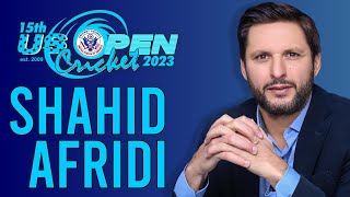 Shahid Afridi Great Support of US OPEN Cricket League 2023