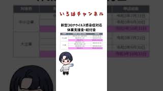 【7/12最新!!】新型コロナ休業支援金・給付金の申請期間延長！ #Shorts